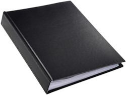 Showalbum Rillstab A4 12 kanaals 120-tassen zwart