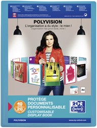 Showalbum Elba Polyvision 20-tassen blauw