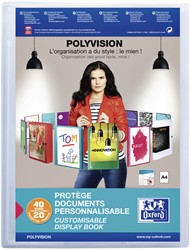 Showalbum Elba Polyvision A4 20-tassen transparant