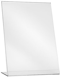 Prijskaarthouder 40x60mm transparant schuin model
