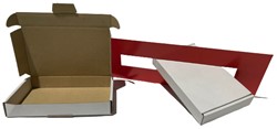 Brievenbusbox A6 binnenmaat: 180x115x26mm microgolf wit