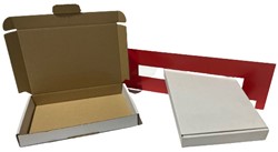 Brievenbusbox A5 binnenmaat: 230x160x26mm microgolf wit