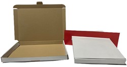Brievenbusbox A4+ binnenmaat: 360x255x26mm microgolf wit