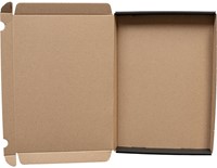 Brievenbusbox A4 310x220x26mm microgolf zwart-2