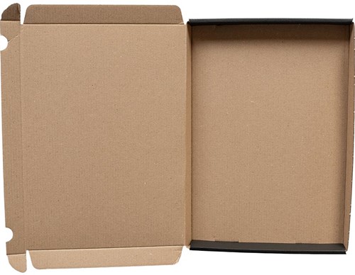 Brievenbusbox A4 310x220x26mm microgolf zwart-2
