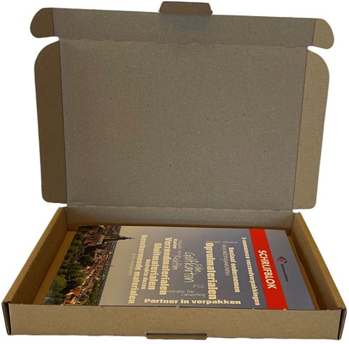 Brievenbusbox A5 binnenmaat: 230x160x26mm microgolf bruin-2