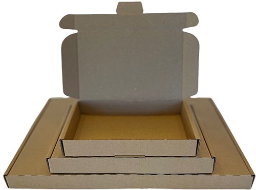 Brievenbusbox A5 binnenmaat: 230x160x26mm microgolf bruin-3
