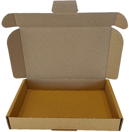 Brievenbusbox A6 binnenmaat: 180x115x26mm microgolf bruin