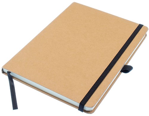 Notitieboek Kangaro A5 lijn 96 vel 80 grams omslag kraft