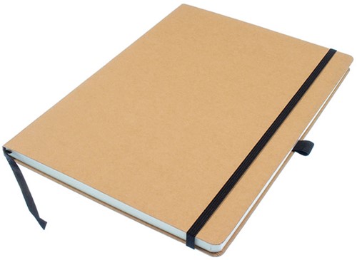Notitieboek Kangaro A4 lijn 96 vel 80 grams omslag kraft