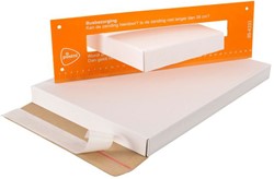 Brievenbusbox Dijkgraaf A5 260x170x28mm karton wit 5 stuks