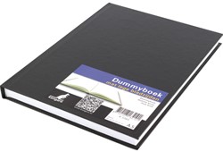 Dummybook Kangaro A5 100 grams 80 vel blanco hard cover zwart