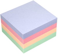 Kubusblok zelfklevend Info-Notes 75x75mm harmony assorti 400 vel-2