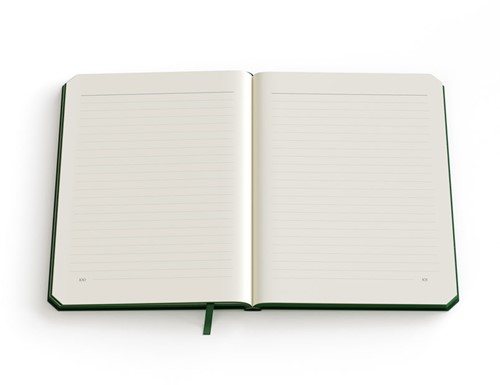 Notitieboek de KEMPEN pocket 110X160mm zachte kaft Atlas - 160blz 90 grams chamois gelijnd papier-2