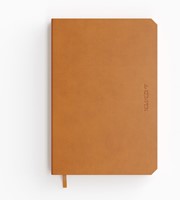 Notitieboek de KEMPEN pocket 110X160mm zachte kaft Atlas - 160blz 90 grams chamois gelijnd papier