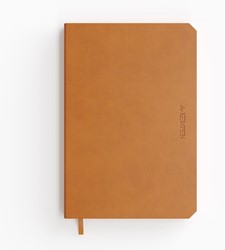 Notitieboek de KEMPEN pocket 110X160mm zachte kaft Atlas - 160blz 90 grams chamois gelijnd papier