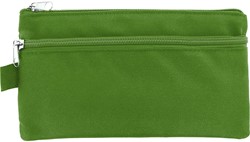 Schooletui Kangaro 210x110mm met 2 ritsen groen