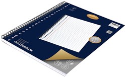 Collegeblok Multo A4 23-gaats ruit 10mm 80 vel 90 grams met spiraal