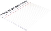 Collegeblok Multo A4 23-gaats ruit 10mm 80 vel 90 grams met spiraal-2