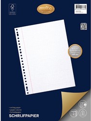 Ringbandpapier Multo A4 23-rings 50 vel 90 grams ruit 5mm
