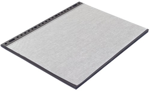 Fotobladen Multo A4 met dekvel 23-rings zwart 20 vel-3