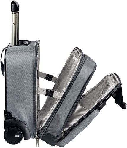 Laptop trolley Leitz Smart Traveller 15.6 inch zilver-2