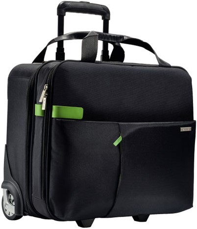 Laptop trolley Leitz Traveller 15.6 inch zwart/groen.