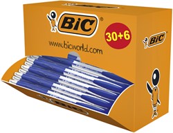 Balpen Bic Atlantis Classic blauw medium 30+6 gratis