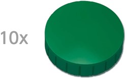 Magneten Solid Maul rond 15mm groen trekkracht 0,15kg 10 stuks