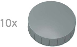 Magneten Solid Maul rond 15mm grijs trekkracht 0,15kg 10 stuks