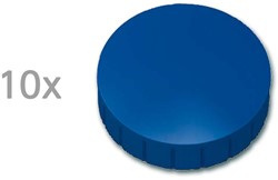 Magneten Solid Maul rond 32mm blauw trekkracht 0,8kg 10 stuks