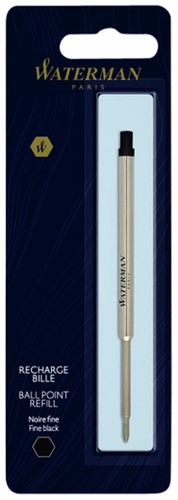 Balpenvulling Waterman zwart fijn