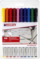 Fineliner Edding 89/10 10-delig assorti