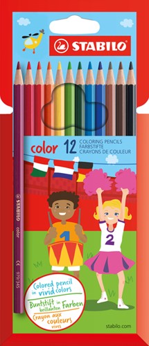 Kleurpotlood Stabilo Color 979 12-delig assorti