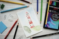 Aquarelpotlood Stabilo Aquacolor 12-delig assorti-4