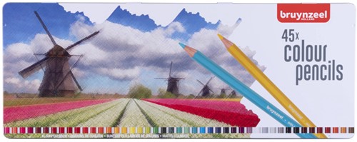 Kleurpotlood Bruynzeel Holland 45-delig assorti