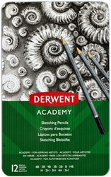 Potlood Derwent Academy 6B5H 12 hardheden