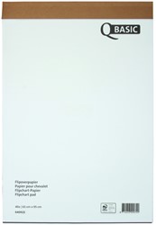 Flipoverpapier Qbasic 65x95cm 20 vel opgerold | afname per 5 stuks