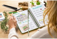 Notitieboek Sigel Jolie A5 spiraal dotted papier omslag Garden Love-3