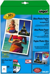 Fotopapier Sigel Ultra Paper glossy A4 190 grams 20 vel SI-IP675