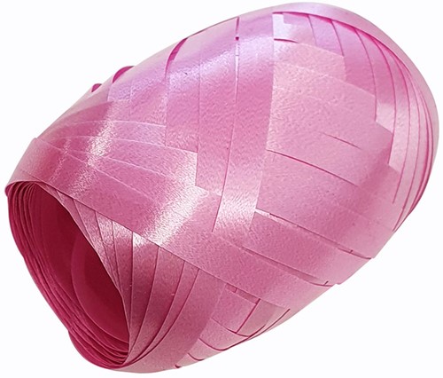 Cadeaulint 5mm x 20meter donkerroze kleur 15