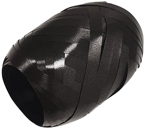 Cadeaulint 5mm x 20meter zwart kleur 18