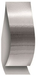 Cadeaulint 19mmx100meter metallic zilver kleur 04