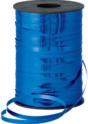Cadeaulint 10mmx250meter metallic blauw kleur 36