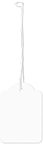 Draadetiketten Kangaro 36x53mm wit 250 stuks K-700106