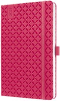 Agenda 2027 Sigel Jolie Flair 7 dagen per 2 pagina's A5 omslag hardcover 'Fuchsia Pink' SI-7J105