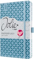 Agenda 2027 Sigel Jolie Flair 7 dagen per 2 pagina's A5 omslag hardcover 'Sky Blue' SI-7J113-2