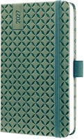 Agenda 2027 Sigel Jolie Flair 7 dagen per 2 pagina's A6 omslag hardcover 'Natural Green' SI-7J134