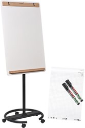 Flipover Legamaster Sketch Infinite mobiele flipover met ronde voet