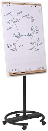 Flipover Legamaster Sketch Infinite mobiele flipover met ronde voet-2